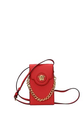 Versace Sacs bandoulière limited edition Femme Cuir Rouge Rouge à Lèvres