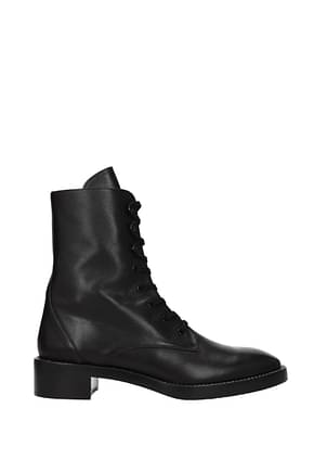 Stuart Weitzman Ankle boots sondra shine Women Leather Black