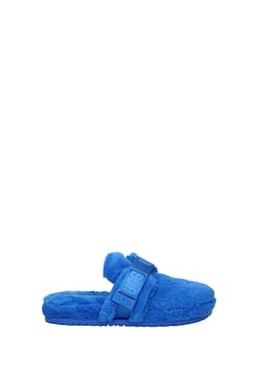 UGG Slippers and clogs Women Fur  Blue