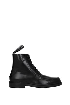 Etro Ankle Boot Men Leather Black