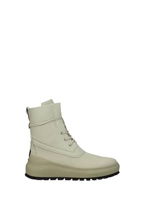 Stone Island Ankle Boot Men Leather Green