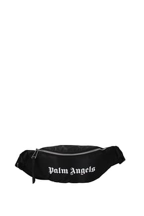 Palm Angels बैकपैक और बंबैग पुरुषों कपड़ा काली