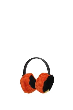 Lanvin Gift ideas and Objects earmuff Women Fur  Orange
