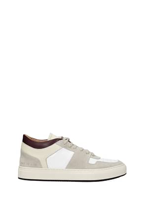 Common Projects Sneakers Men Leather Gray White