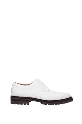 Common Projects Lace up and Monkstrap Men Leather White