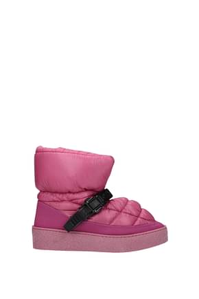 Khrisjoy Ankle boots Women Polyester Pink Raspberry
