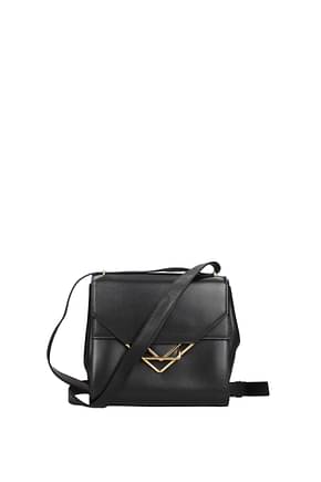 Bottega Veneta Crossbody Bag Women Leather Black