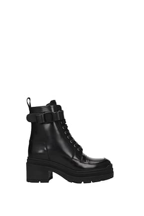 Salvatore Ferragamo Ankle boots lober Women Leather Black