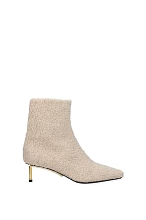 Off-White Ankle boots allen Women Sheepskin Beige Cream