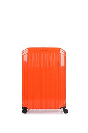 Piquadro Wheeled Luggages 83l Men Polycarbonate Orange