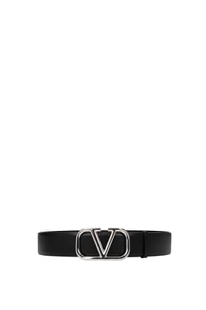 Valentino Garavani Regular belts Men Leather Black