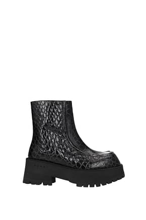 Marni Ankle boots Women Leather Black