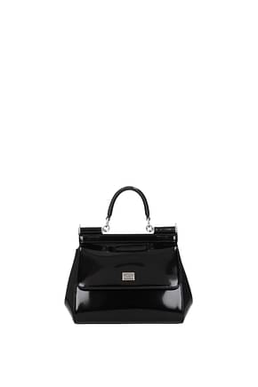 Dolce&Gabbana Handbags kim sicily small Women Leather Black