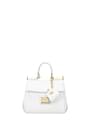 Dolce&Gabbana Handbags sicily Women Leather White Optic White