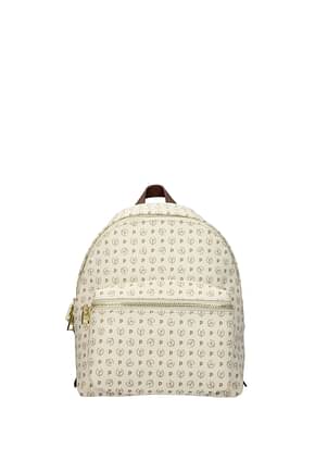 Pollini Backpacks and bumbags Women PVC Beige Ivory