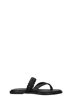 Michael Kors Slippers and clogs alba Women Leather Black
