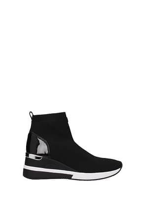 Michael Kors Sneakers Women Fabric  Black