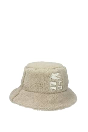 Etro Hats Women Fur  Beige Wax