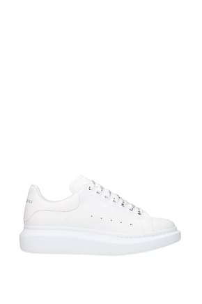 Alexander McQueen Sneakers oversize Men Leather White White