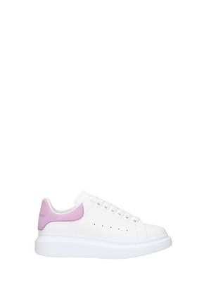 Alexander McQueen Sneakers oversize Women Leather White Lilac