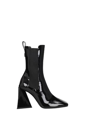 The Attico Ankle boots Women Patent Leather Black