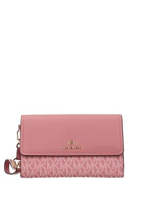 Michael Kors Handbags Women Leather Pink Rose
