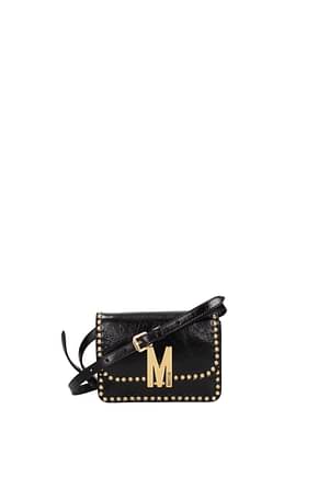 Moschino Crossbody Bag Women Leather Black
