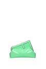 Fendi Crossbody Bag first midi Women Patent Leather Green Edamame