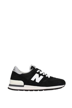 New Balance Sneakers Men Suede Black