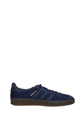 Adidas Sneakers gazelle Men Fabric  Blue Blue Navy
