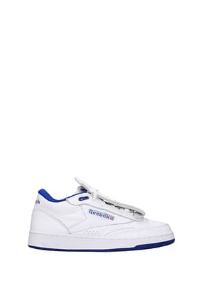 Reebok Sneakers club c Men Leather White Electric Blue