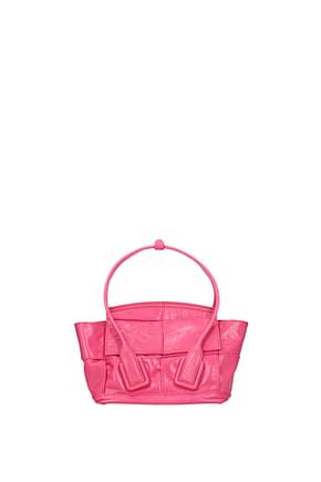 Bottega Veneta Handbags arco Women Leather Pink Magenta