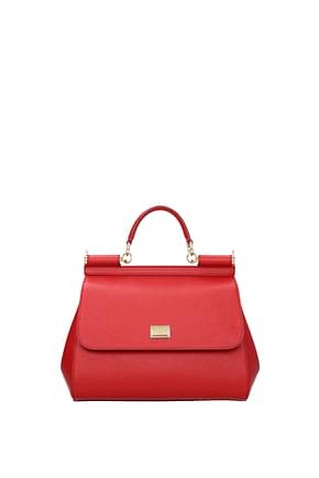 Dolce&Gabbana Handbags sicily medium Women Leather Red