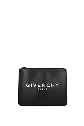 Givenchy Pochette  Hombre Piel Negro