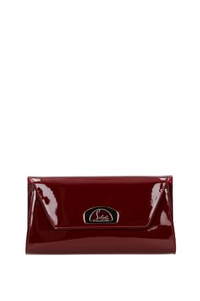 Louboutin Clutches vero dodat Women Patent Leather Red