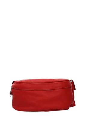 GCDS Backpack and bumbags Men Leather Red