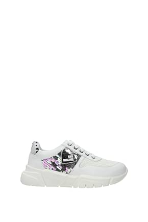 Details about   Love Moschino Women White Sneakers Fabric Lace Up Rubber Solid Casual Trainers 