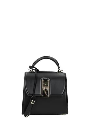 Salvatore Ferragamo Handbags Women Leather Black