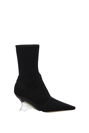 Christian Dior Ankle boots Women Fabric  Black