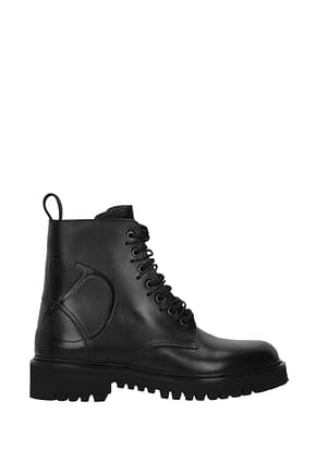 Valentino Garavani Ankle Boot Men Leather Black