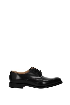 Church's Lace up and Monkstrap oslo Men Leather Black