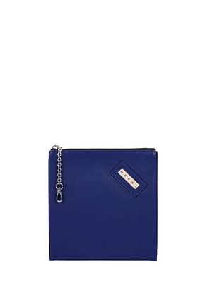 Marni Clutches Women Leather Blue Electric Blue