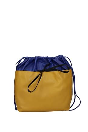 Marni Backpacks and bumbags Women Leather Blue Sand