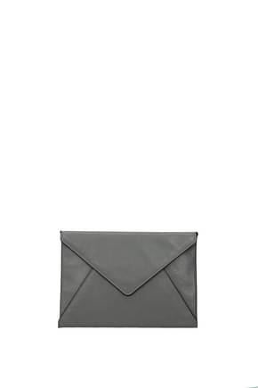 Marni Clutches Women Leather Gray