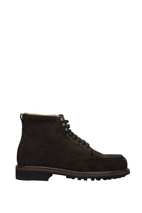 Tom Ford Ankle Boot Men Suede Brown