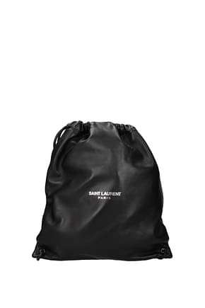 Saint Laurent Backpack and bumbags Men Leather Black