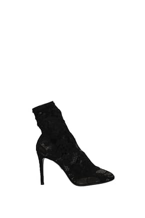Dolce&Gabbana टखने तक ढके जूते महिलाओं फीता काली