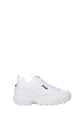 Fila Sneakers disruptor Hombre Eco Piel Blanco Blanco