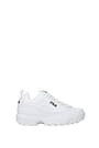 Fila Sneakers disruptor Uomo Eco Pelle Bianco Bianco