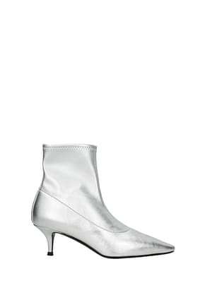 Giuseppe Zanotti Ankle boots notte Women Leather Silver